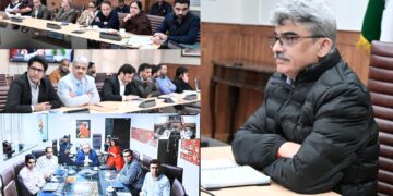 چیف سیکرٹری اور نیتی آیوگ نے جموںوکشمیر میں ٹیلی آئی سی یونیٹ ورک قائم کرنے کے طریقہ¿ کار پر تبادلہ خیال کیا