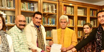 ڈوگرا سماج ٹرسٹ ممبئی کے ایک وفدکی لیفٹنٹ گورنر سے ملاقات
