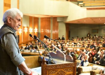 جموں وکشمیرمیں دہشت گردی کا ماحولیاتی نظام ختم /لیفٹیننٹ گورنر منوج سنہا