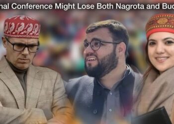 بڈگام میں پی ڈی پی اور نگروٹہ میں بی جے پی اُمیدوار کامیاب