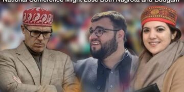 بڈگام میں پی ڈی پی اور نگروٹہ میں بی جے پی اُمیدوار کامیاب