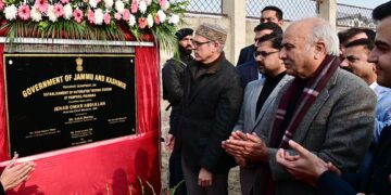 وزیر اعلیٰ نے پامپور میں آٹو میٹڈ ٹیسٹنگ اسٹیشن کا سنگِ بنیاد رکھا
