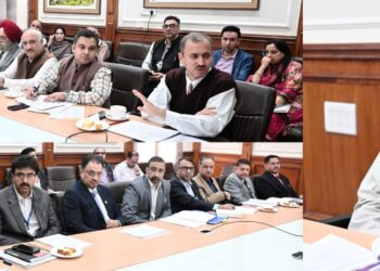 چیف سیکرٹری اتل ڈولو نے جے اینڈ کے میں مالی شمولیت اور فلاح و بہبود کی اسکیموں کی پیش رفت کا جائیزہ لیا