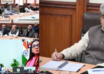 چیف سیکرٹری نے منشیات کی لت کے خلاف جموںوکشمیر کی حکمت عملی کو مضبوط بنانے کیلئے نیتی آیوگ سے مشاورت کی