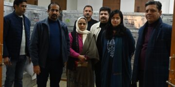 چیف الیکٹورل آفیسرنے سانبہ میں اِ ی وِی ایم اور وِی وِی پی اے ٹی گودام کا سہ ماہی معائینہ کیا