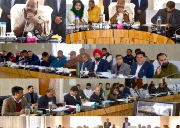 نائب وزیر اعلیٰ نے پونچھ میں ایم ترقیاتی کاموں کا جائیزہ لیا