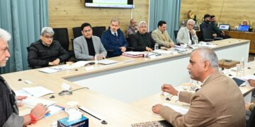 لیفٹیننٹ گورنر نے محکمہ داخلہ کے ماتحت محکموں کی اعلیٰ سطحی جائزہ میٹنگ کی صدارت کی