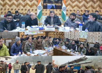 ستیش شرما نے کپواڑہ میں اہم محکموں کی کارکردگی کا جائزہ لیا