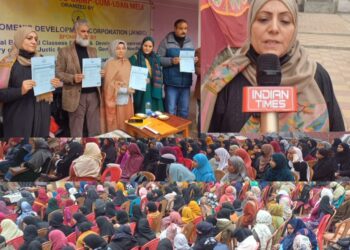 ویمن ڈویلپمنٹ کارپوریشن کی جانب سے کیا گیا امپورہ بڈگام میں بیداری کیمپ کا انعقاد 