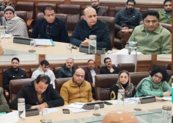 سکینہ اِیتو نے جموںوکشمیر کے تمام صحت مراکز میں صفائی ستھرائی کے جامع اَقدامات پر زور دیا