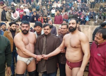 ستیش شرما نے گھراٹل میں دنگل مقابلے میں شرکت کی 