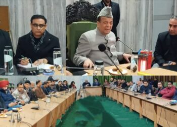سپیکر جموںوکشمیر قانون ساز اسمبلی نے بجٹ سیشن سے قبل میڈیا نمائندگان سے بات چیت کی