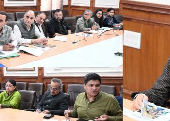 چیف سیکرٹری نے جموں وکشمیر میں ابتدائی چائلڈ کیئر اور تعلیم کے فریم ورک کا جائزہ لیا