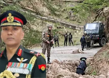 فوج کی شمالی کمان کے کمانڈر لیفٹیننٹ جنرل پراتیک شرما کادورہ