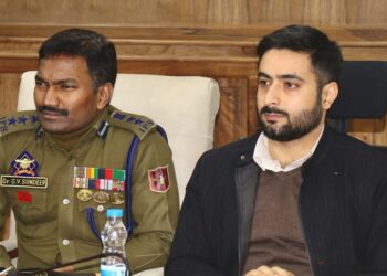 ڈپٹی کمشنر اور ایس ایس پی سرینگر کی ضلعی این کورڈ میٹنگ